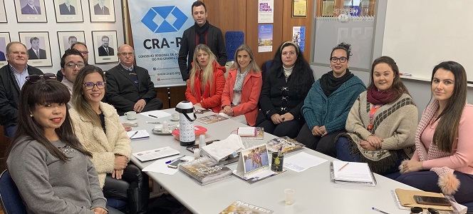 CRA-RS faz reunião de trabalho com coordenadores dos cursos das áreas de Administração de Caxias do 